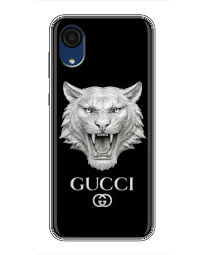 Чехол для Samsung Galaxy A03 Core с картинкой «Gucci — серебряный лев» Чехол для Samsung Galaxy A03 Core с картинкой «Gucci — серебряный лев»