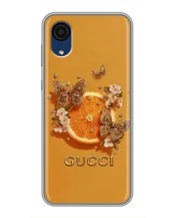 Чохол для Samsung Galaxy A03 Core з картинкою «Gucci — золоті метелики» Чохол для Samsung Galaxy A03 Core з картинкою «Gucci — золоті метелики»
