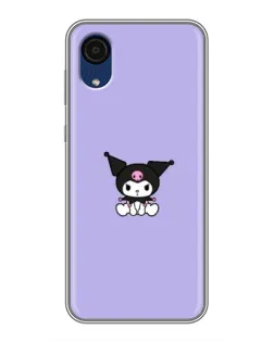 Чехол для Samsung Galaxy A03 Core с картинкой «Kuromi — фиолетовый минимализм» Чехол для Samsung Galaxy A03 Core с картинкой «Kuromi — фиолетовый минимализм»