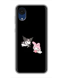 Чехол для Samsung Galaxy A03 Core с картинкой «My Melody и Kuromi» Чехол для Samsung Galaxy A03 Core с картинкой «My Melody и Kuromi»
