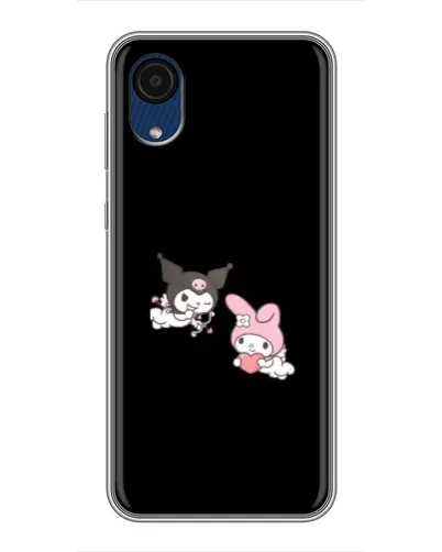 Чехол для Samsung Galaxy A03 Core с картинкой «My Melody и Kuromi»