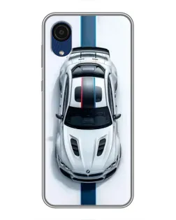 Чехол для Samsung Galaxy A03 Core с картинкой «Вид сверху — BMW M»