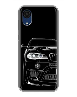 Чехол для Samsung Galaxy A03 Core с картинкой «Темный силуэт BMW» Чехол для Samsung Galaxy A03 Core с картинкой «Темный силуэт BMW»