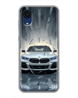 Чехол для Samsung Galaxy A03 Core с картинкой «BMW в свете фар» Чехол для Samsung Galaxy A03 Core с картинкой «BMW в свете фар»