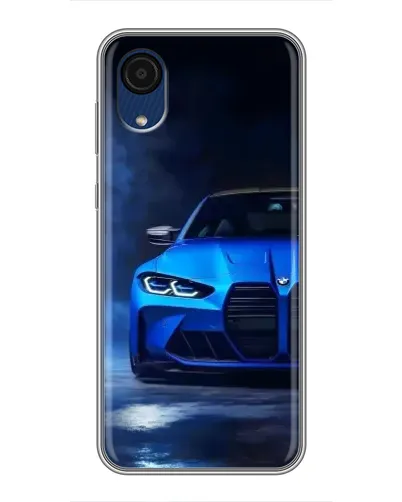 Чехол для Samsung Galaxy A03 Core с картинкой «Голубая BMW M4» Чехол для Samsung Galaxy A03 Core с картинкой «Голубая BMW M4»
