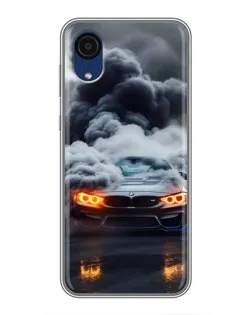 Чехол для Samsung Galaxy A03 Core с картинкой «BMW в дыму» Чехол для Samsung Galaxy A03 Core с картинкой «BMW в дыму»