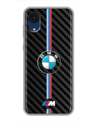 Чехол для Samsung Galaxy A03 Core с картинкой «Эмблема BMW и карбон» Чехол для Samsung Galaxy A03 Core с картинкой «Эмблема BMW и карбон»