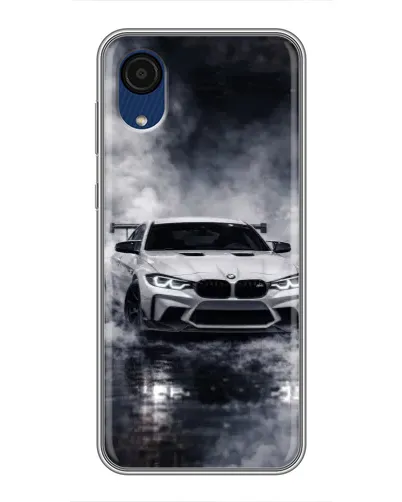 Чехол для Samsung Galaxy A03 Core с картинкой «BMW сквозь туман» Чехол для Samsung Galaxy A03 Core с картинкой «BMW сквозь туман»