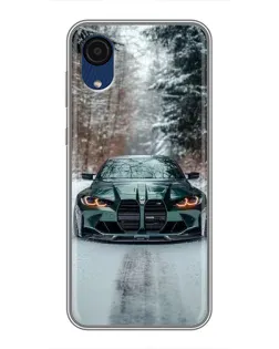 Чехол для Samsung Galaxy A03 Core с картинкой «BMW в зимнем лесу» Чехол для Samsung Galaxy A03 Core с картинкой «BMW в зимнем лесу»