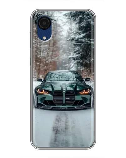 Чехол для Samsung Galaxy A03 Core с картинкой «BMW в зимнем лесу» Чехол для Samsung Galaxy A03 Core с картинкой «BMW в зимнем лесу»