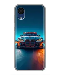 Чехол для Samsung Galaxy A03 Core с картинкой «BMW — огни неона» Чехол для Samsung Galaxy A03 Core с картинкой «BMW — огни неона»
