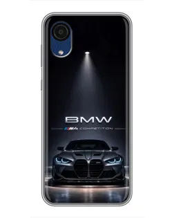 Чехол для Samsung Galaxy A03 Core с картинкой «BMW сквозь ночной город» Чехол для Samsung Galaxy A03 Core с картинкой «BMW сквозь ночной город»