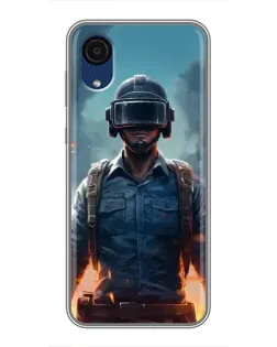 Чехол для Samsung Galaxy A03 Core с картинкой «PUBG — реалистичный герой» Чехол для Samsung Galaxy A03 Core с картинкой «PUBG — реалистичный герой»