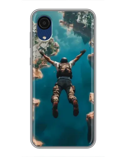 Чехол для Samsung Galaxy A03 Core с картинкой «PUBG — свободное падение»