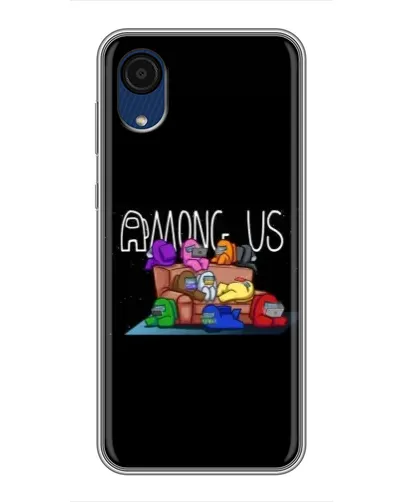 Чехол для Samsung Galaxy A03 Core с картинкой «Логотип Among Us» Чехол для Samsung Galaxy A03 Core с картинкой «Логотип Among Us»