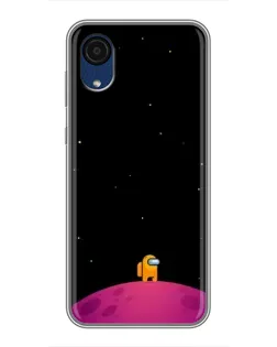 Чехол для Samsung Galaxy A03 Core с картинкой «Одинокий герой на планете» Чехол для Samsung Galaxy A03 Core с картинкой «Одинокий герой на планете»