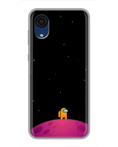 Чехол для Samsung Galaxy A03 Core с картинкой «Одинокий герой на планете» Чехол для Samsung Galaxy A03 Core с картинкой «Одинокий герой на планете»