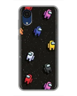 Чехол для Samsung Galaxy A03 Core с картинкой «Космический паттерн Among Us» Чехол для Samsung Galaxy A03 Core с картинкой «Космический паттерн Among Us»