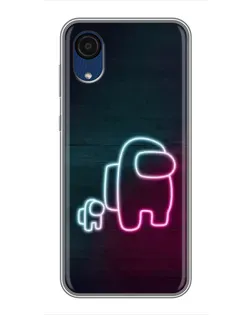 Чехол для Samsung Galaxy A03 Core с картинкой «Among Us неон-арт» Чехол для Samsung Galaxy A03 Core с картинкой «Among Us неон-арт»