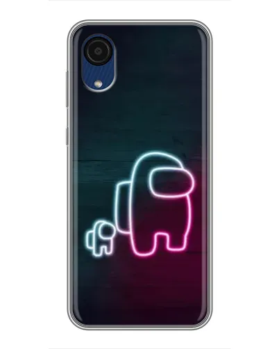 Чехол для Samsung Galaxy A03 Core с картинкой «Among Us неон-арт» Чехол для Samsung Galaxy A03 Core с картинкой «Among Us неон-арт»
