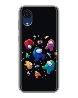 Чехол для Samsung Galaxy A03 Core с картинкой «Among Us космос» Чехол для Samsung Galaxy A03 Core с картинкой «Among Us космос»