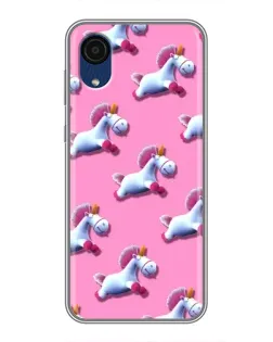 Чехол для Samsung Galaxy A03 Core с картинкой «Единороги на розовом» Чехол для Samsung Galaxy A03 Core с картинкой «Единороги на розовом»