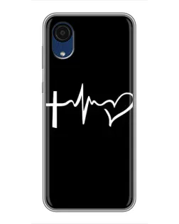 Чехол для Samsung Galaxy A03 Core с картинкой «Пульс веры»