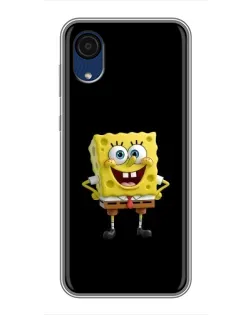 Чехол для Samsung Galaxy A03 Core с картинкой «Классический Губка Боб»