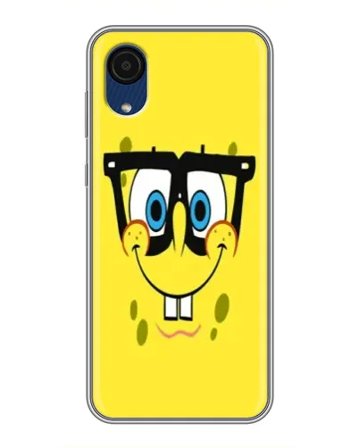 Чехол для Samsung Galaxy A03 Core с картинкой «Минималистичный Спанч Боб» Чехол для Samsung Galaxy A03 Core с картинкой «Минималистичный Спанч Боб»