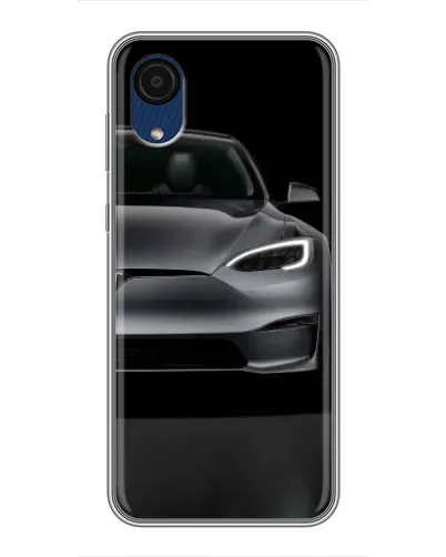 Чехол для Samsung Galaxy A03 Core с картинкой «Tesla Model S Look»
