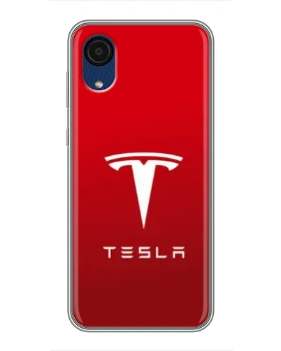 Чехол для Samsung Galaxy A03 Core с картинкой «Tesla Red Classic»