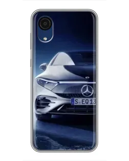 Чехол для Samsung Galaxy A03 Core с картинкой «Mercedes EQ — будущее»