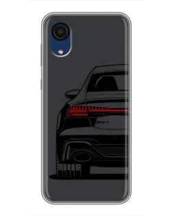 Чехол для Samsung Galaxy A03 Core с картинкой «Задняя часть Audi — арт»