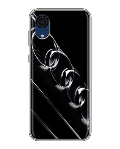 Чехол для Samsung Galaxy A03 Core с картинкой «Audi — абстрактные кольца»