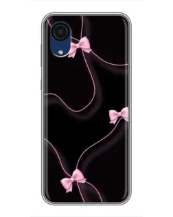 Чехол для Samsung Galaxy A03 Core с картинкой «Розовые ленты» Чехол для Samsung Galaxy A03 Core с картинкой «Розовые ленты»
