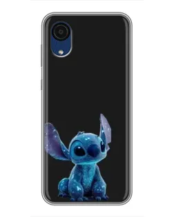 Чехол для Samsung Galaxy A03 Core с картинкой «Стич на черном» Чехол для Samsung Galaxy A03 Core с картинкой «Стич на черном»
