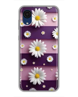 Чохол для Samsung Galaxy A03 Core з картинкою «Ромашки на фіолетовому» Чохол для Samsung Galaxy A03 Core з картинкою «Ромашки на фіолетовому»