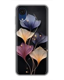 Чохол для Samsung Galaxy A03 Core з картинкою «Лілові квіти грації» Чохол для Samsung Galaxy A03 Core з картинкою «Лілові квіти грації»