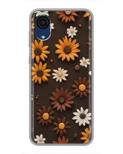 Чохол для Samsung Galaxy A03 Core з картинкою «Візерунок з маленьких соняшників» Чохол для Samsung Galaxy A03 Core з картинкою «Візерунок з маленьких соняшників»