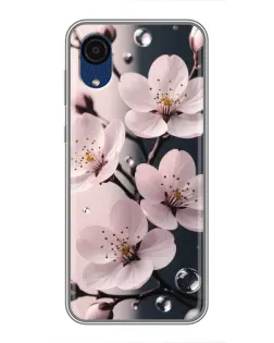 Чохол для Samsung Galaxy A03 Core з картинкою «Ніжня сакура та краплі» Чохол для Samsung Galaxy A03 Core з картинкою «Ніжня сакура та краплі»