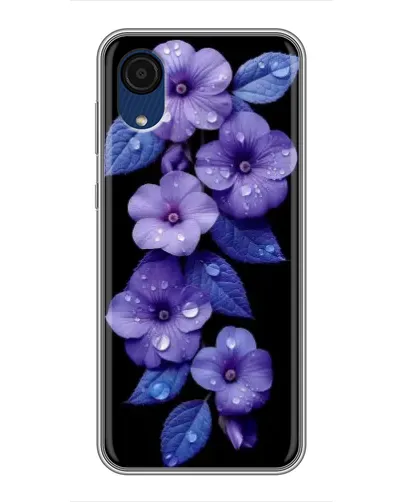 Чохол для Samsung Galaxy A03 Core з картинкою «Фіолетові квіти з росою» Чохол для Samsung Galaxy A03 Core з картинкою «Фіолетові квіти з росою»