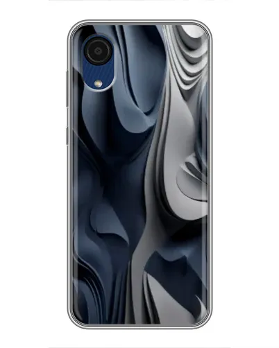 Чохол для Samsung Galaxy A03 Core з картинкою «Об'ємні сині складки» Чохол для Samsung Galaxy A03 Core з картинкою «Об'ємні сині складки»
