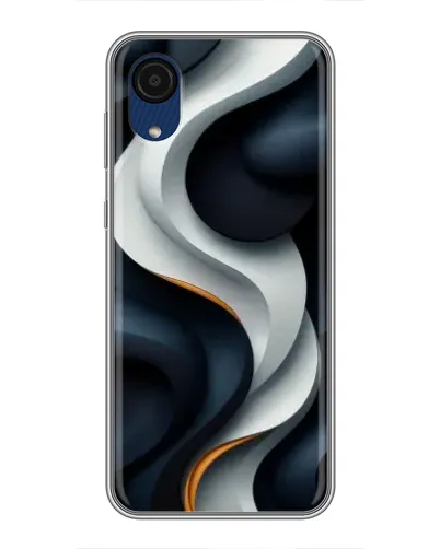 Чохол для Samsung Galaxy A03 Core з картинкою «Об'ємні чорно-білі стрічки» Чохол для Samsung Galaxy A03 Core з картинкою «Об'ємні чорно-білі стрічки»