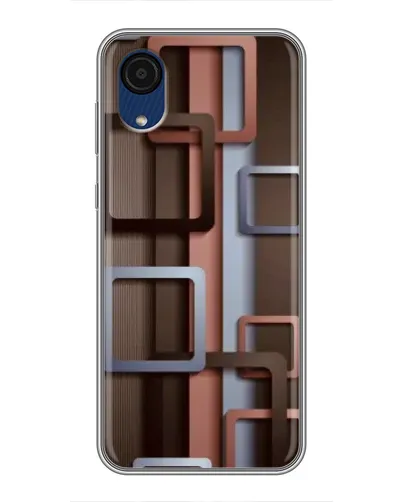 Чохол для Samsung Galaxy A03 Core з картинкою «Коричневі об'ємні квадрати» Чохол для Samsung Galaxy A03 Core з картинкою «Коричневі об'ємні квадрати»