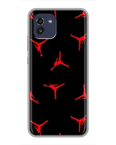 Чехол для Samsung Galaxy A03 (A035) с картинкой «Jordan Red Pattern» Чехол для Samsung Galaxy A03 (A035) с картинкой «Jordan Red Pattern»