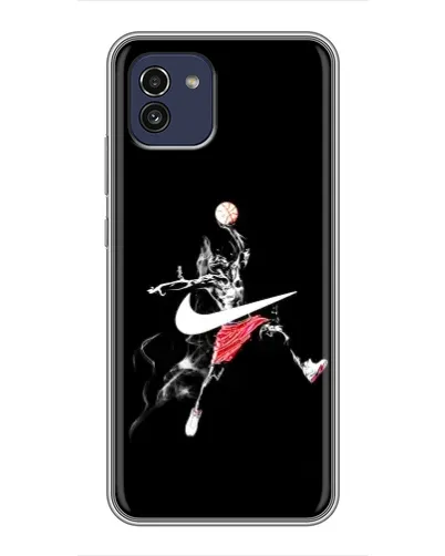 Чехол для Samsung Galaxy A03 (A035) с картинкой «Jordan Jumpman» Чехол для Samsung Galaxy A03 (A035) с картинкой «Jordan Jumpman»