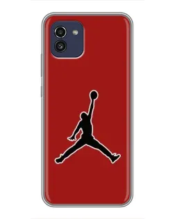 Чехол для Samsung Galaxy A03 (A035) с картинкой «Jordan Red Back» Чехол для Samsung Galaxy A03 (A035) с картинкой «Jordan Red Back»