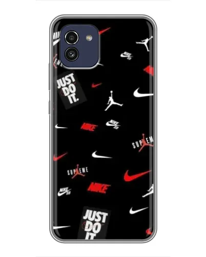 Чехол для Samsung Galaxy A03 (A035) с картинкой «Nike Mix Pattern» Чехол для Samsung Galaxy A03 (A035) с картинкой «Nike Mix Pattern»