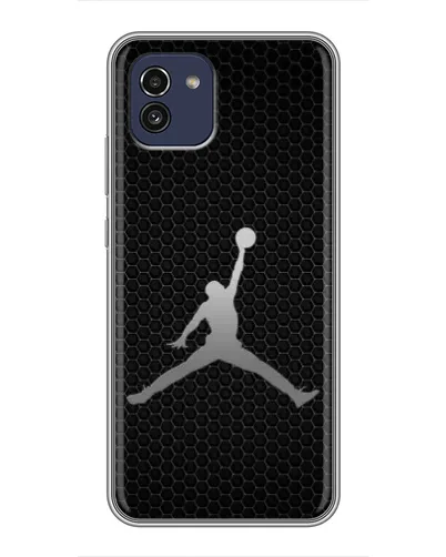 Чехол для Samsung Galaxy A03 (A035) с картинкой «Jordan Dark Carbon» Чехол для Samsung Galaxy A03 (A035) с картинкой «Jordan Dark Carbon»