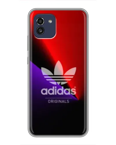 Чехол для Samsung Galaxy A03 (A035) с картинкой «Adidas Red Neon»